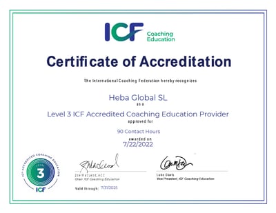 Heba Global SL- Level 3 Certificate